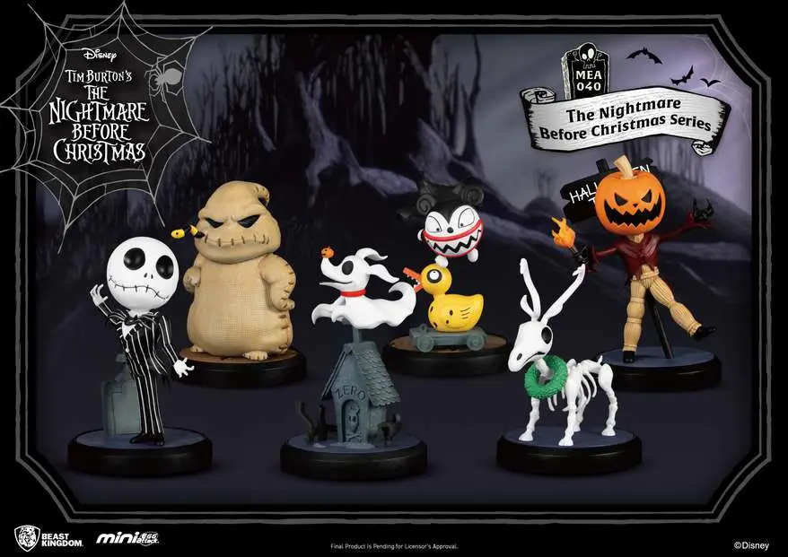Figurine mini egg nightmare before xmas box set